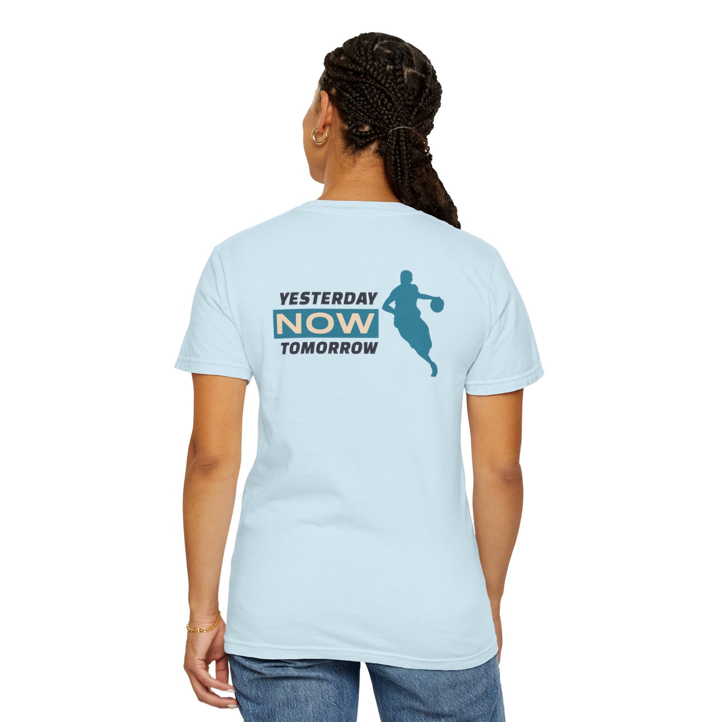 Yesterday Now Tomorrow Unisex Garment-Dyed T-shirt