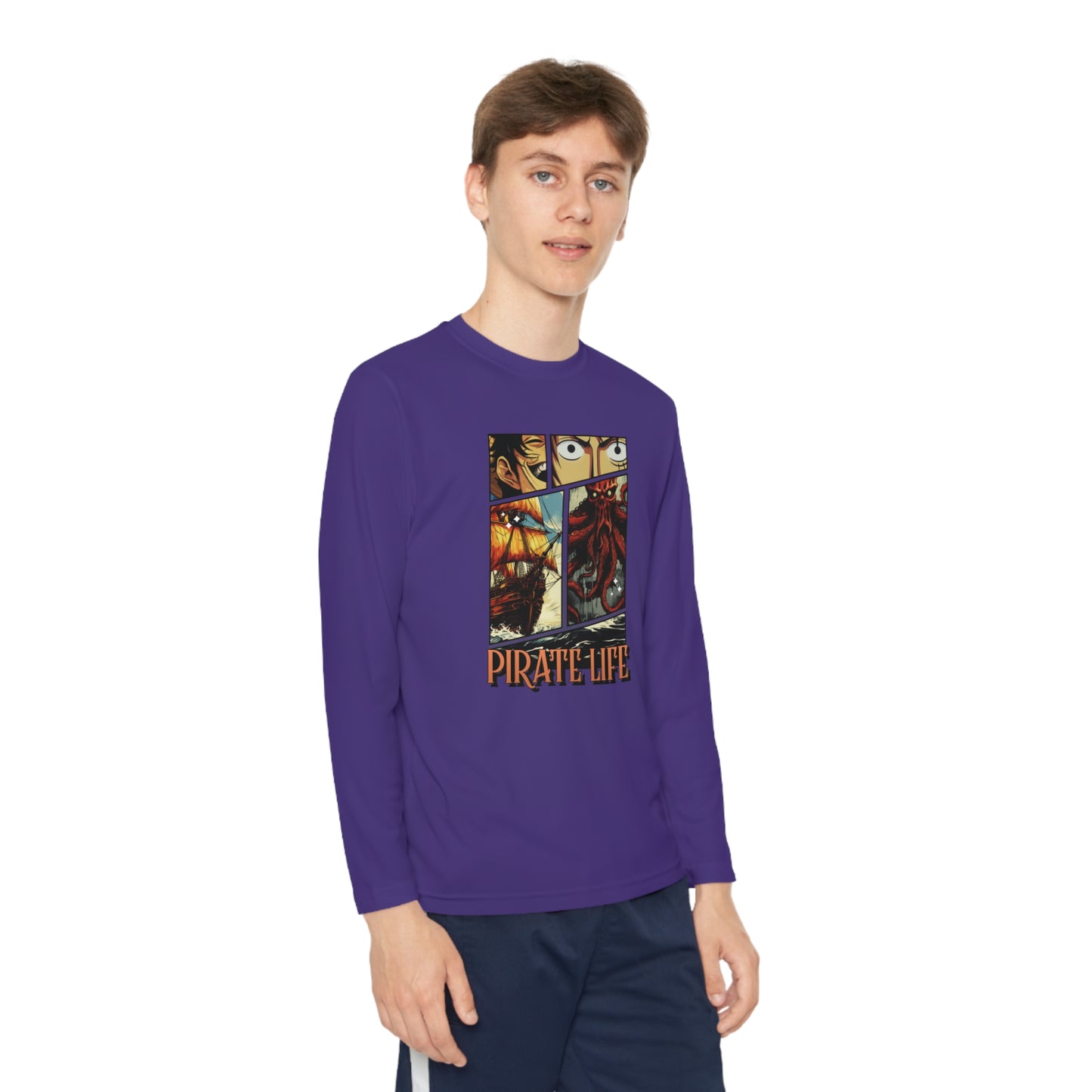 Pirate Life Youth Long Sleeve Competitor Tee