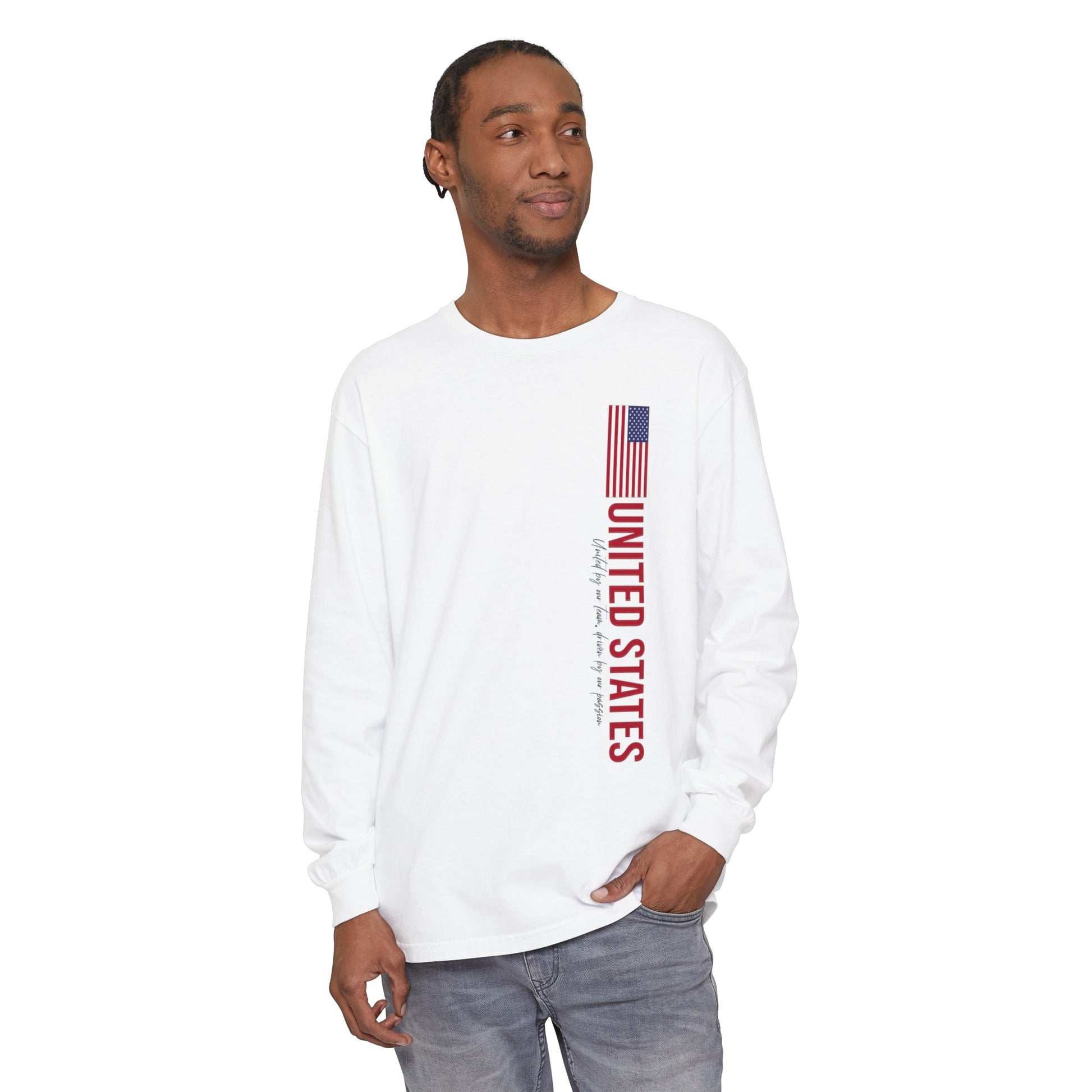 Patriotic Long Sleeve T-Shirt - One Nation, One Dream