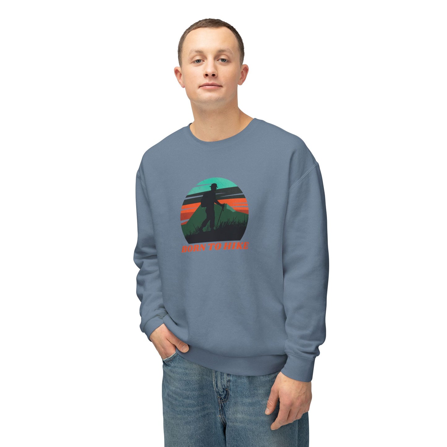 Born To Hike Lightweight Crewneck Sweatshirt