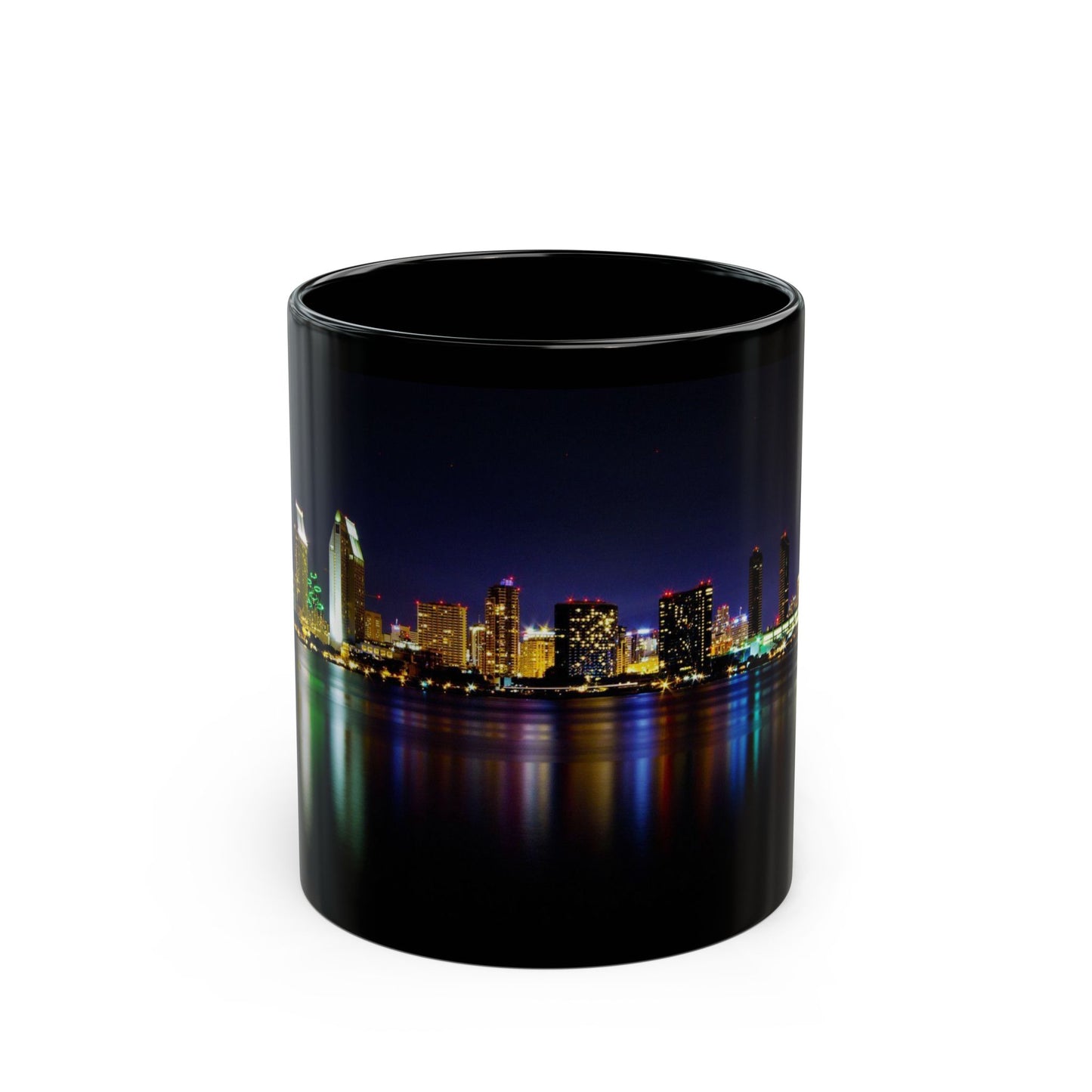 City Nights, Bright Lights Black Mug - 11oz, 15oz