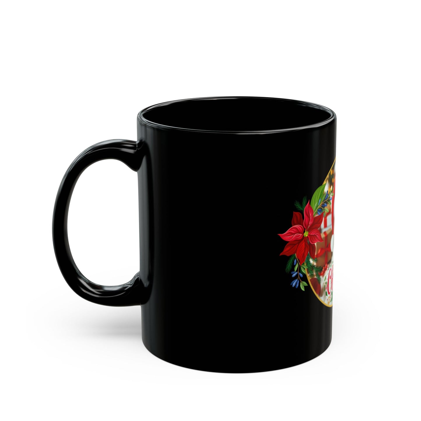 Chihuahua Claus Black Mug - 11oz, 15oz