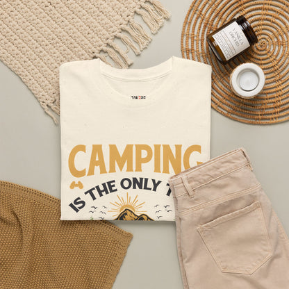 Camping Vibes Unisex Heavy Cotton Tee - "Being Dirty is a Good Thing"