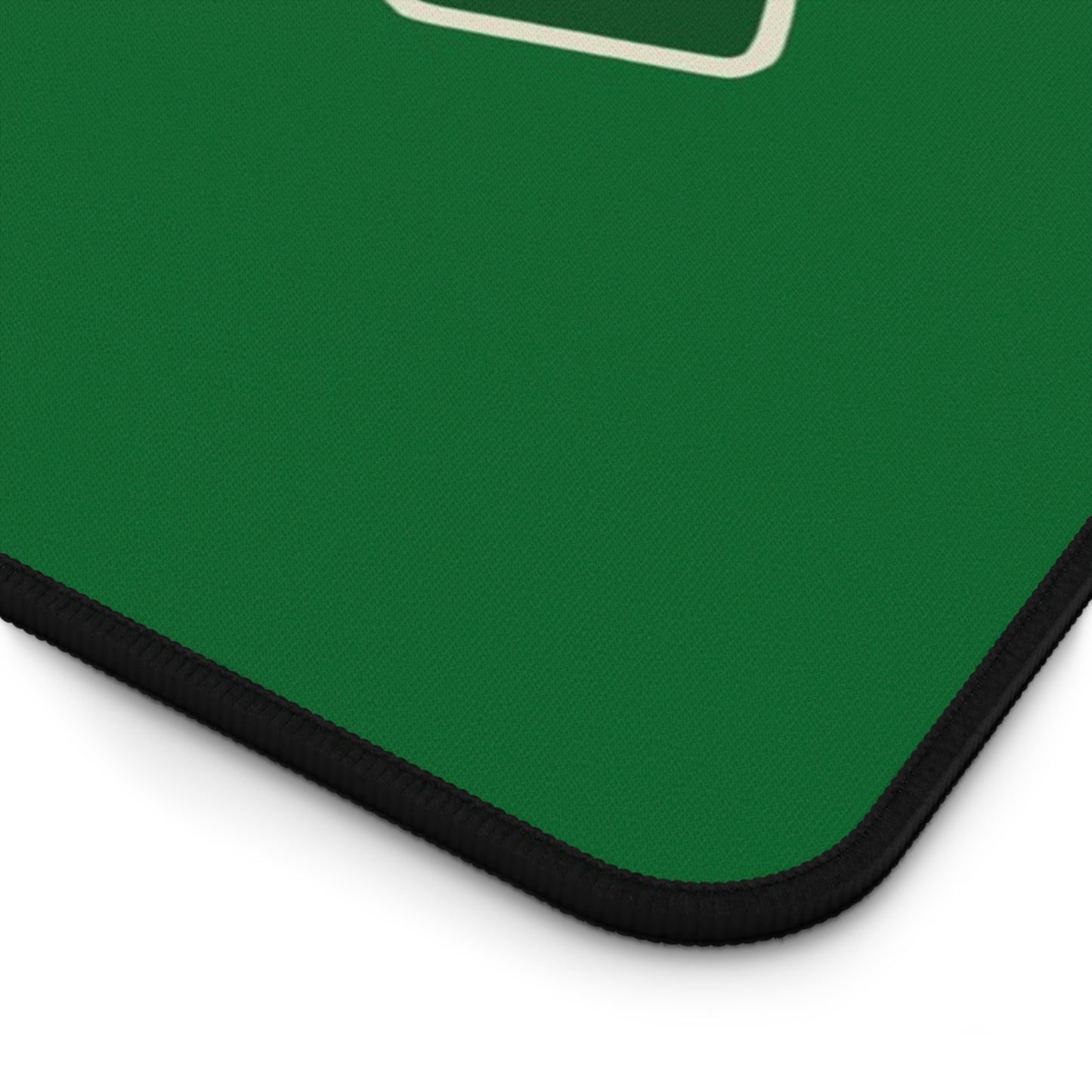 2-in-1 Blackjack Desk Mat with Stitched Edge