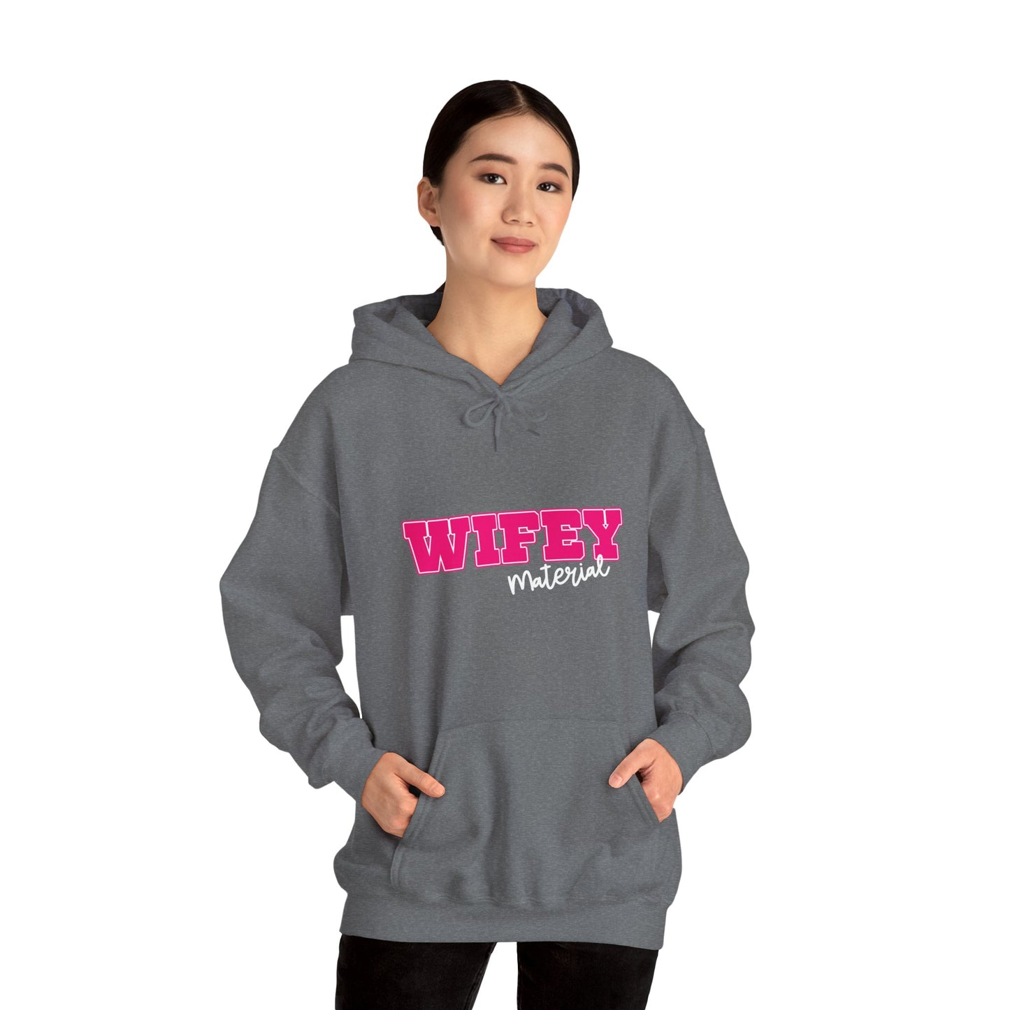 Wifey Material Unisex Heavy Blend™ Hooded Sweatshirt