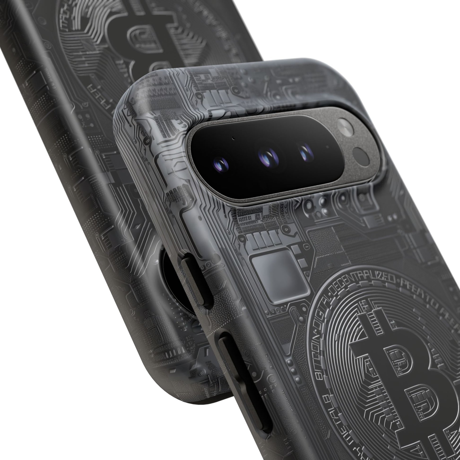 Bitcoin Google Pixel Tough Phone Case, Cryptocurrency Protection Cover