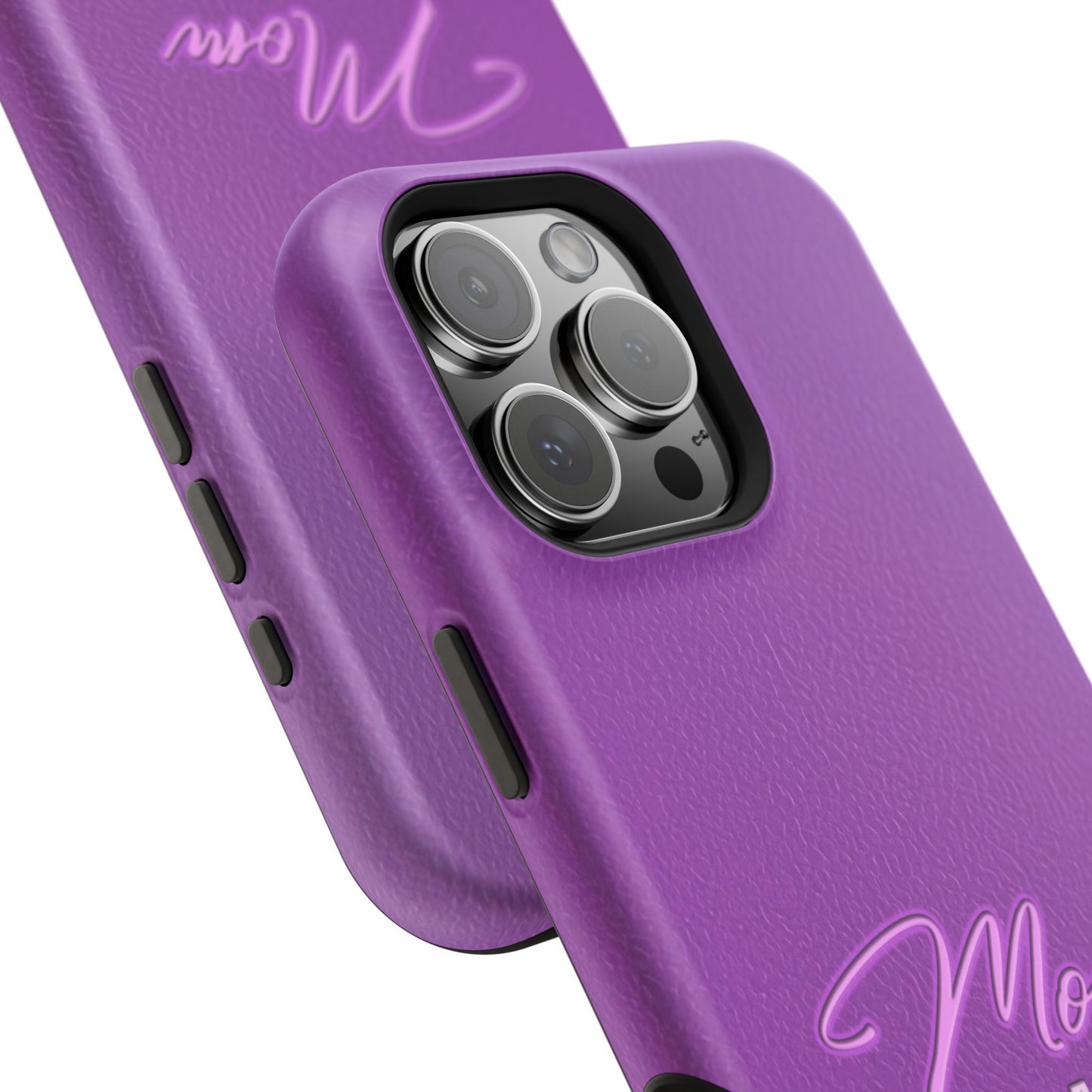 Mom On Duty Impact-Resistant Case, Purple Case for Mothers