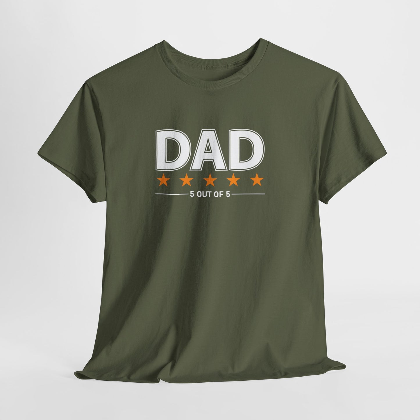 Father's Day Unisex Tee - 5 Stars Dad T-shirt
