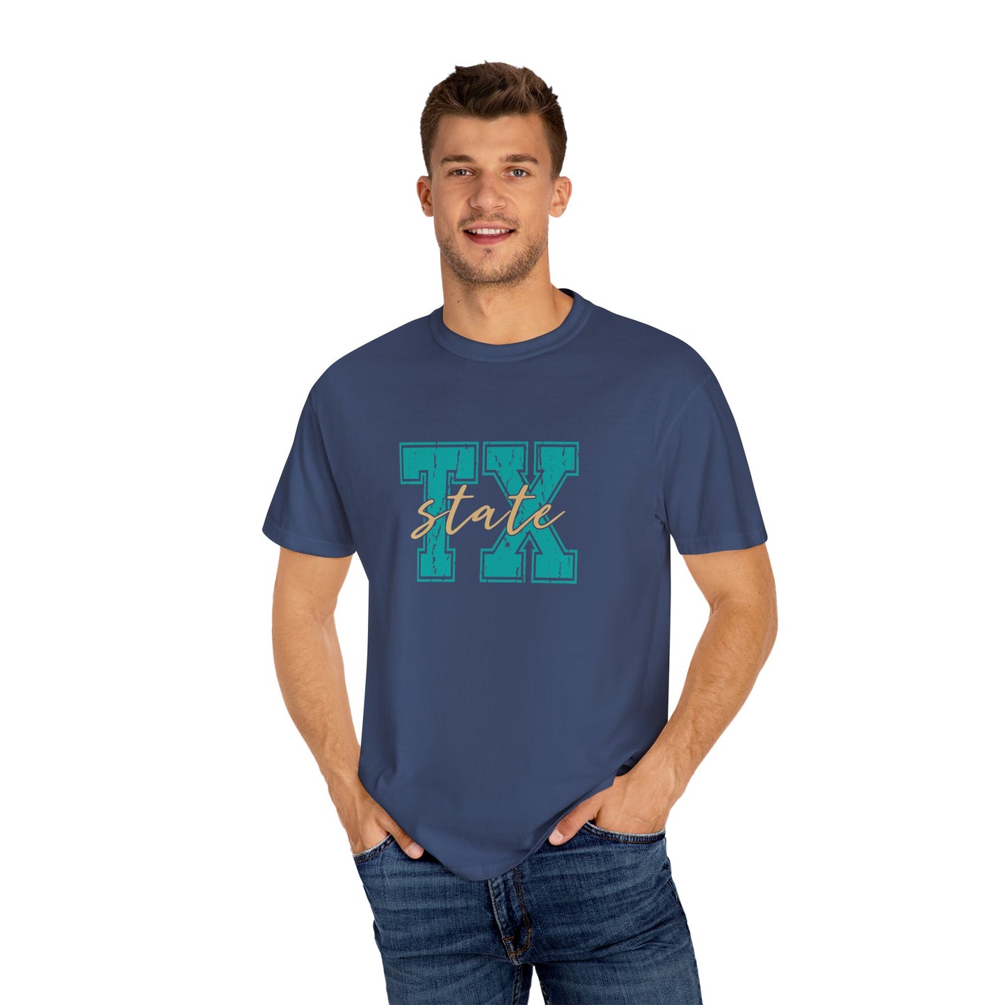 TX State Unisex Garment-Dyed T-shirt