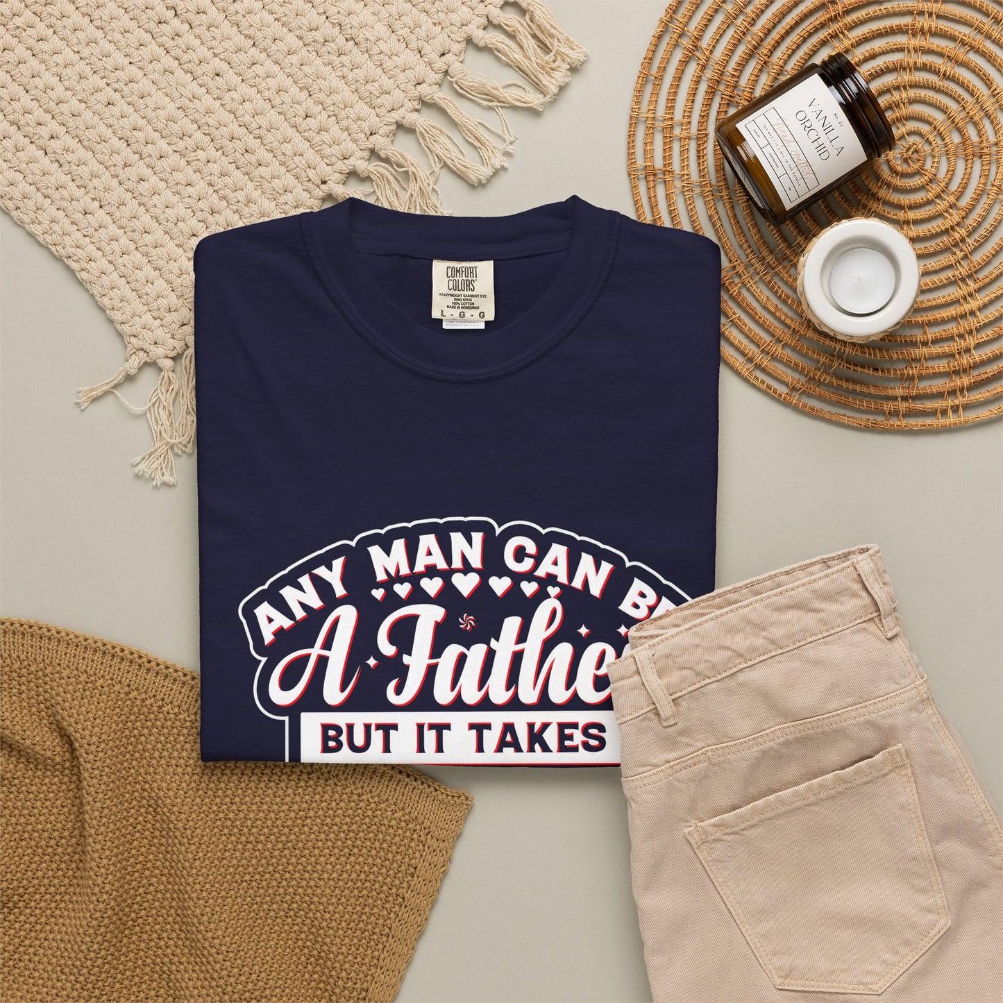 Badass Single Dad T-Shirt | Unisex Garment-Dyed Tee for Father's Day