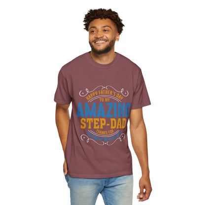 Father's Day Gift T-Shirt for Amazing Step-Dad