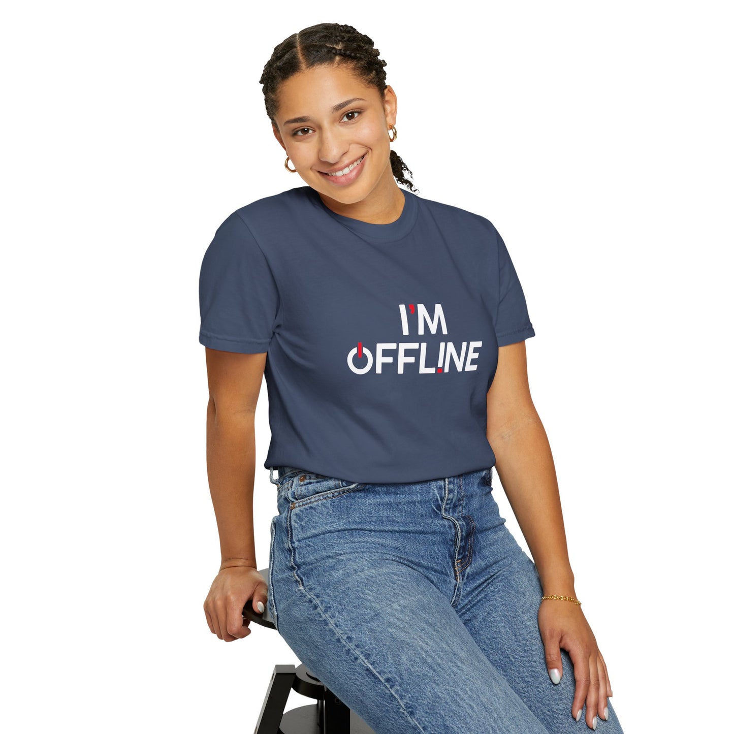 I'm Offline Statement Tee, Relaxed Graphic Shirt