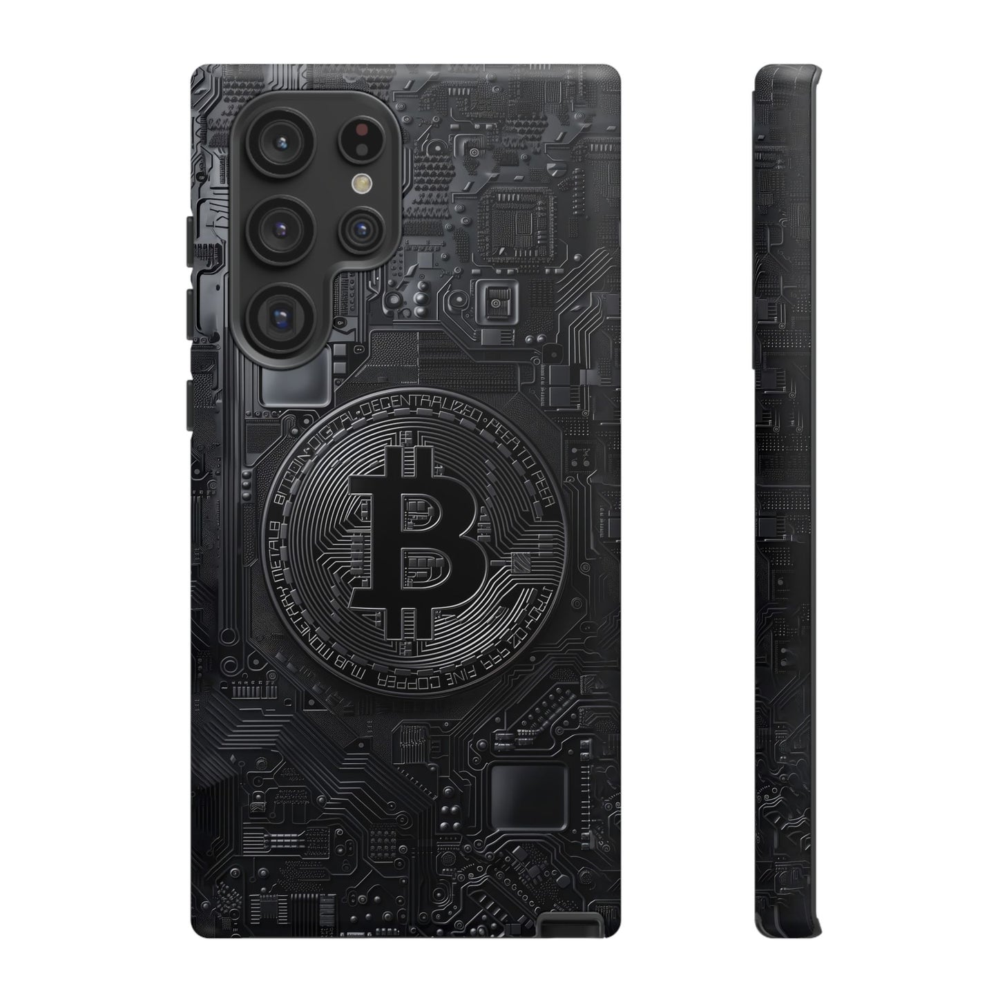 Bitcoin Samsung Tough Phone Case, Cryptocurrency Protection Cover