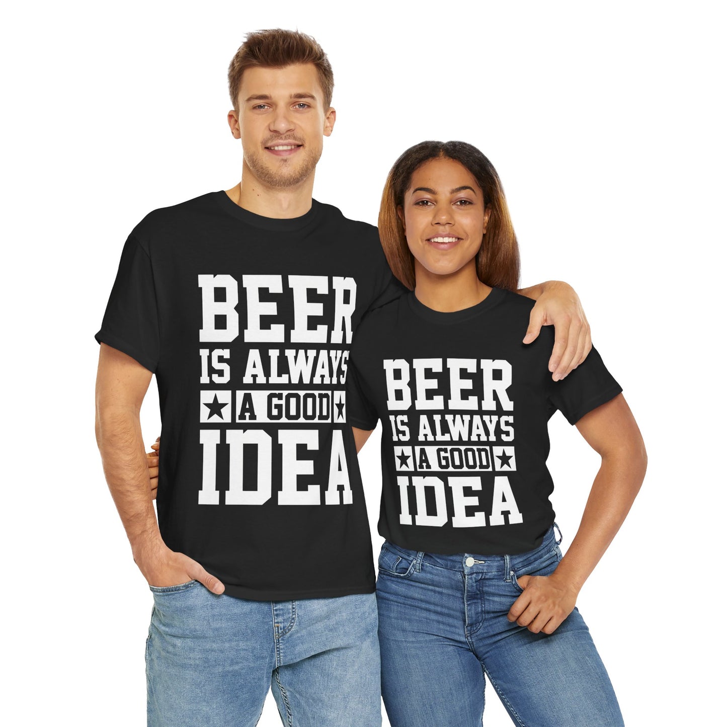 Beer is Always a Good Idea Unisex Heavy Cotton Tee