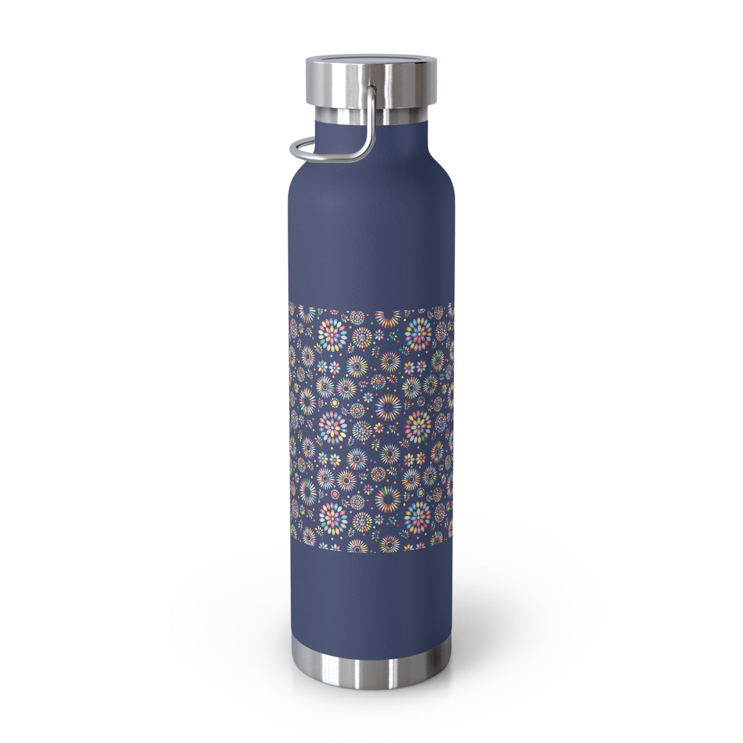 Vibrant Vibes Copper Vacuum Insulated Bottle, 22oz