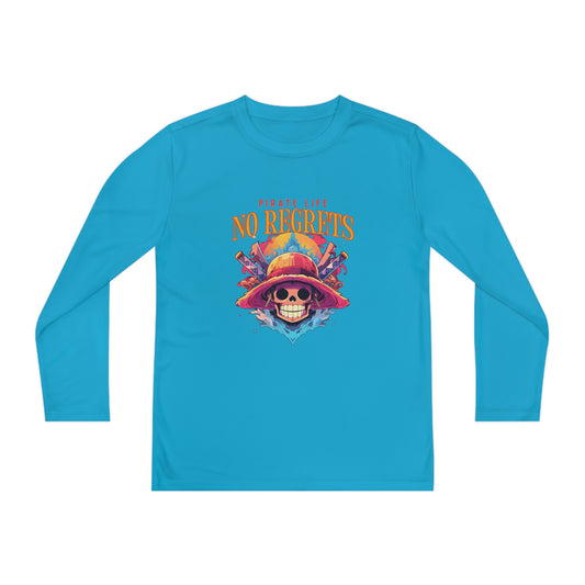 Pirate Life No Regrets Youth Long Sleeve Competitor Tee