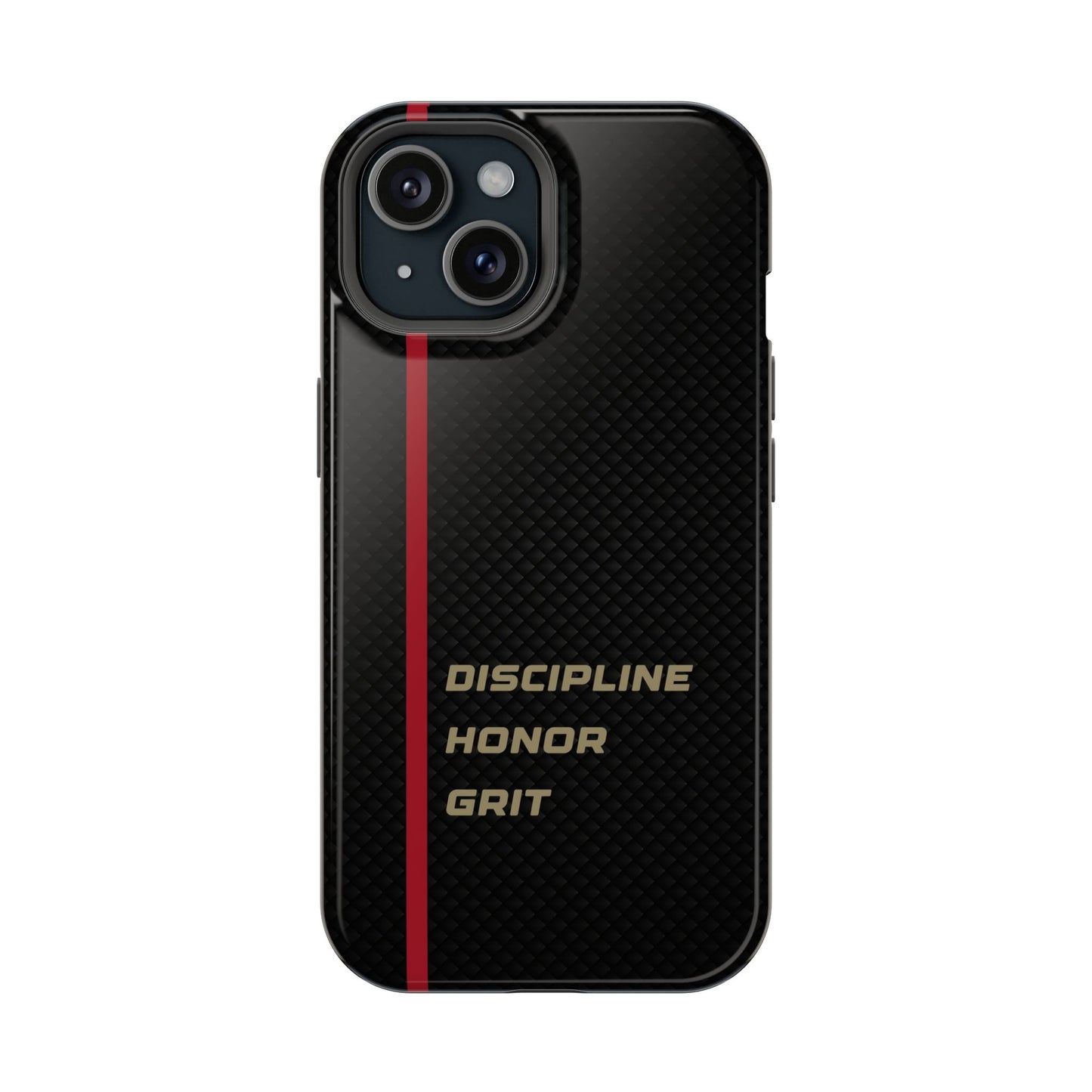 Discipline, Honor, Grit Impact-Resistant Phone Case