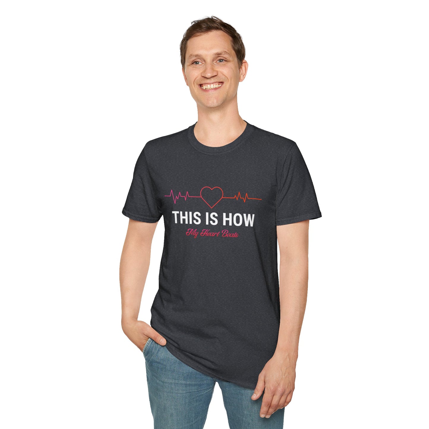 This Is How My Heart Beats Unisex Softstyle T-Shirt