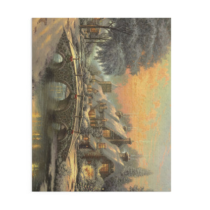 Winter Village Puzzle, 500 Pieces, 20"x16"