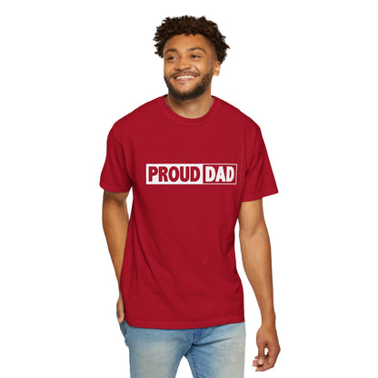 Proud Dad T-Shirt | Comfortable Unisex Garment-Dyed Tee
