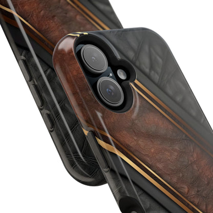 Stylish Leather Texture Magnetic Tough Cases