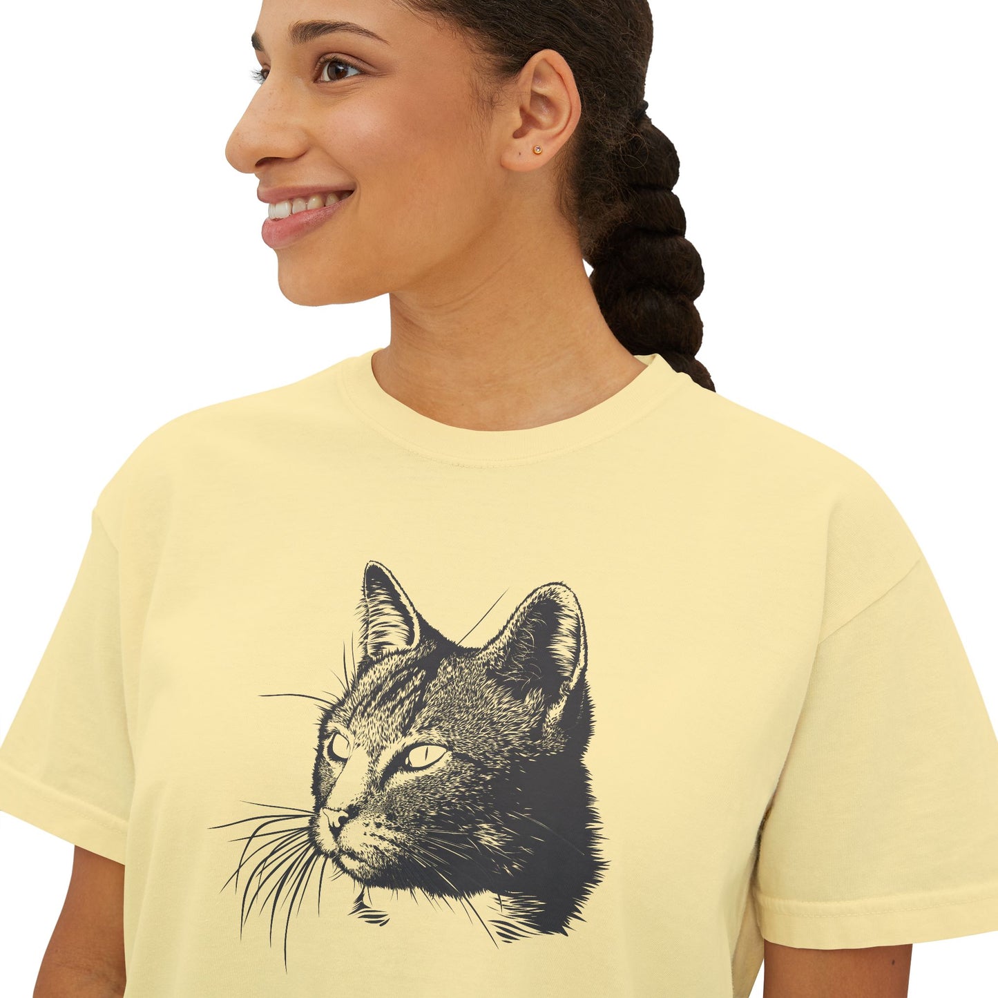 Cat Women's Boxy Tee