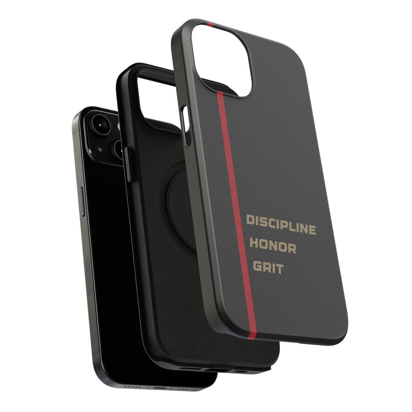 Discipline, Honor, Grit Impact-Resistant Phone Case
