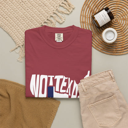 Unisex Garment-Dyed T-Shirt - Texas Graphic Tee - Fun Casual Wear for Texas Lovers