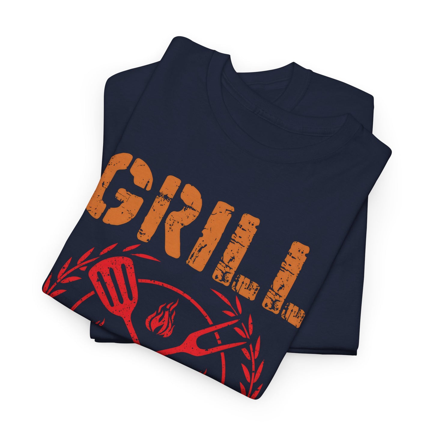Grill Sergeant Unisex Heavy Cotton Tee - Fun BBQ Shirt for Grill Masters