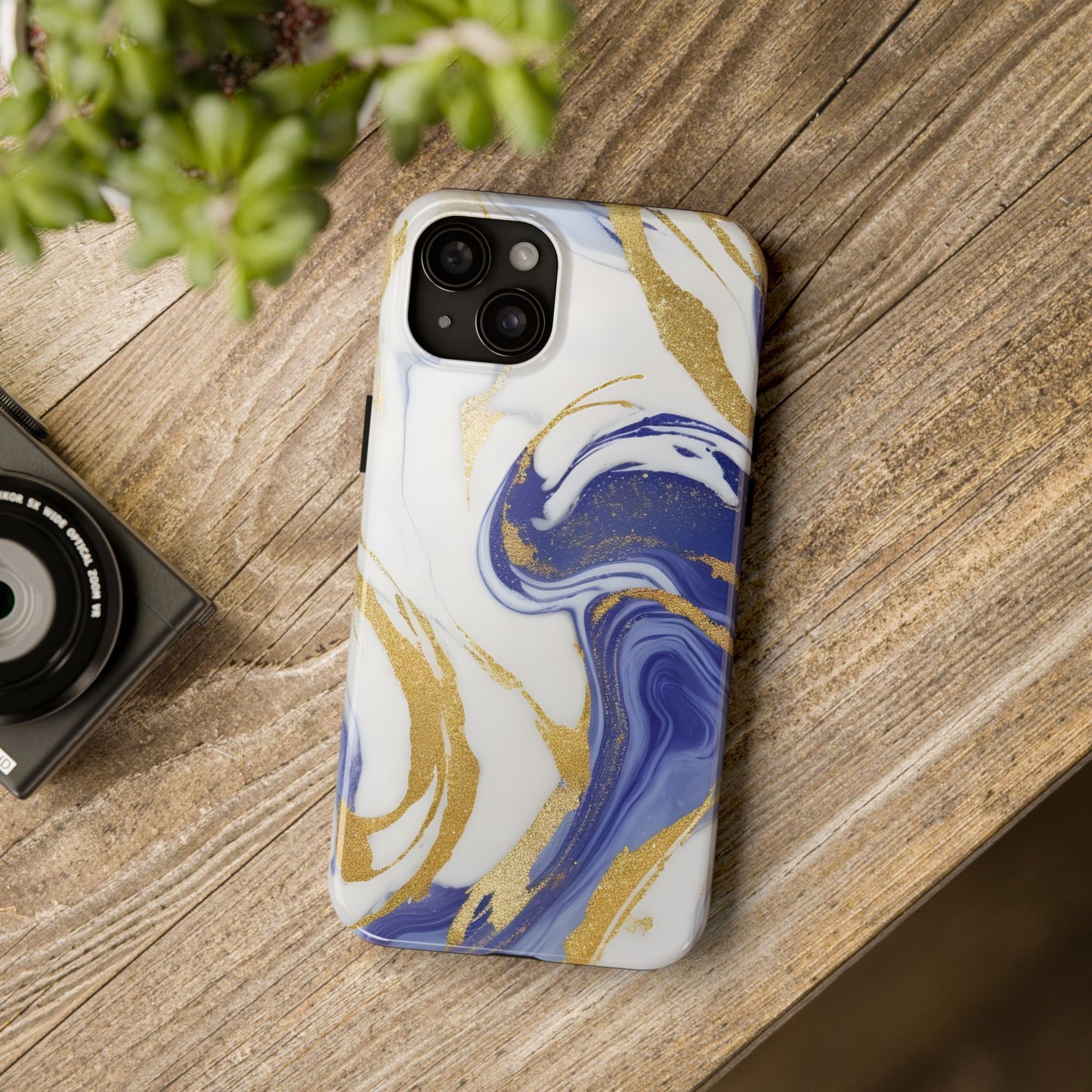Elegant Marble Phone Case, Stylish Tech Accessory