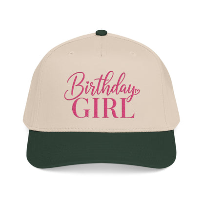 Personalized Birthday Girl Mid Profile Baseball Cap