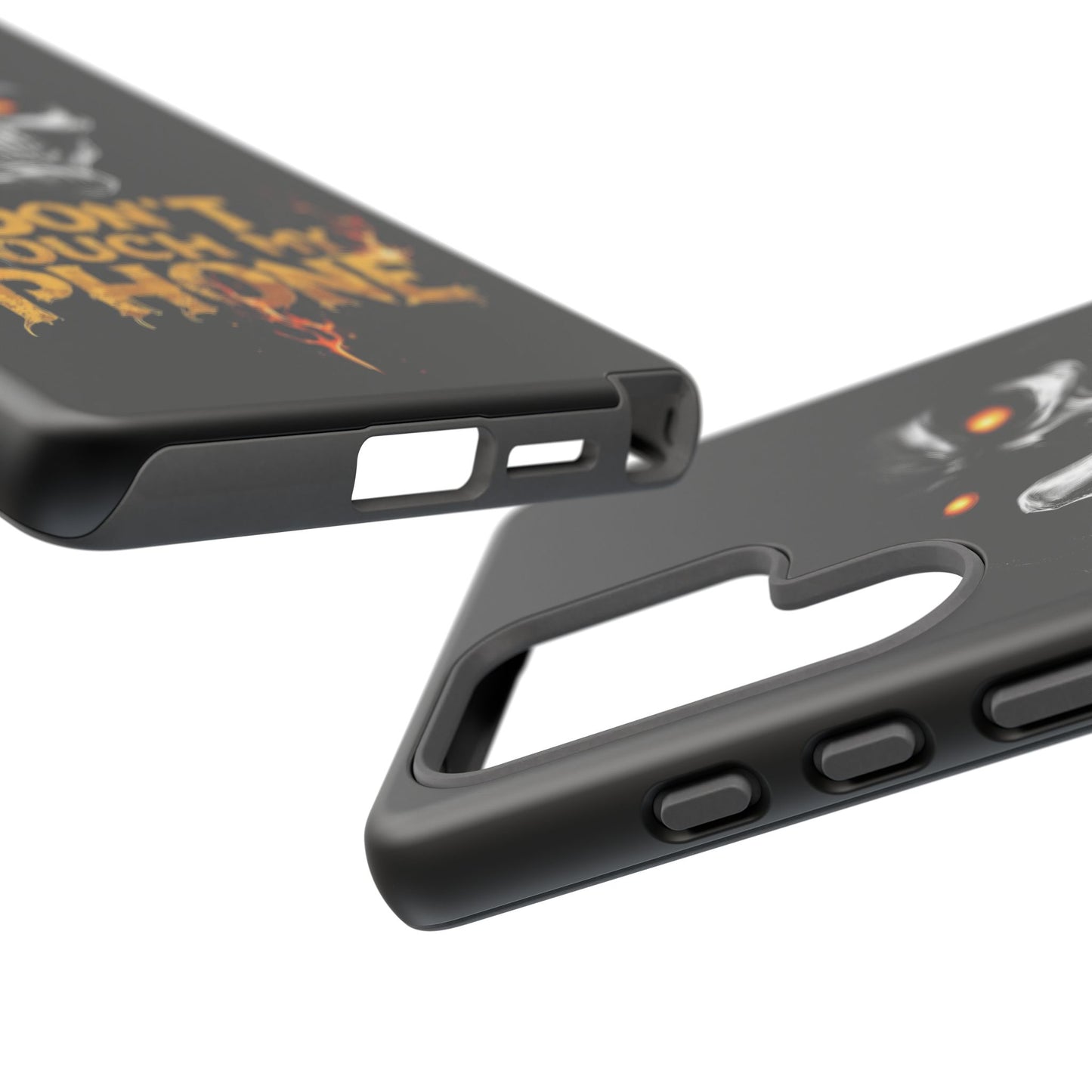 Skull Samsung Tough Cases, Don't Touch My Phone Cover,