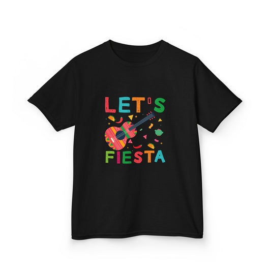 Kids Fiesta Guitar Tee - Fun and Colorful Kids T-Shirt for Celebrations