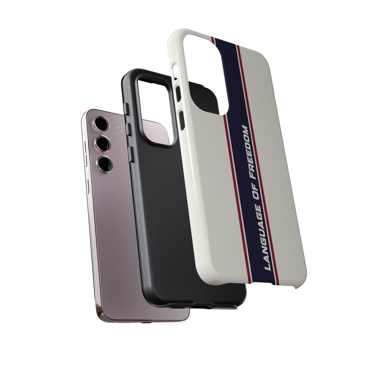 Language of Freedom Tough Case – Minimalist Design