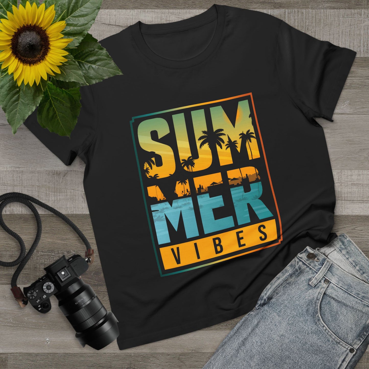 Women’s Summer Vibes Tee - Perfect for Beach Days and Warm Celebrations