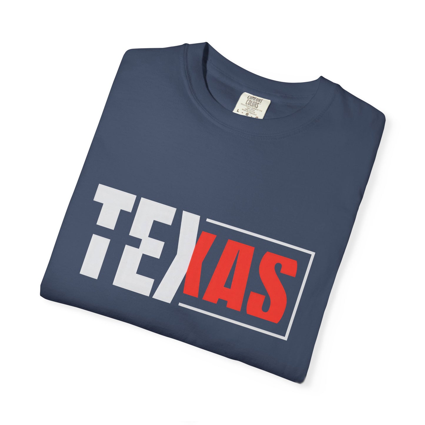 Texas Graphic Unisex Garment-Dyed T-Shirt - Casual Style for State Pride