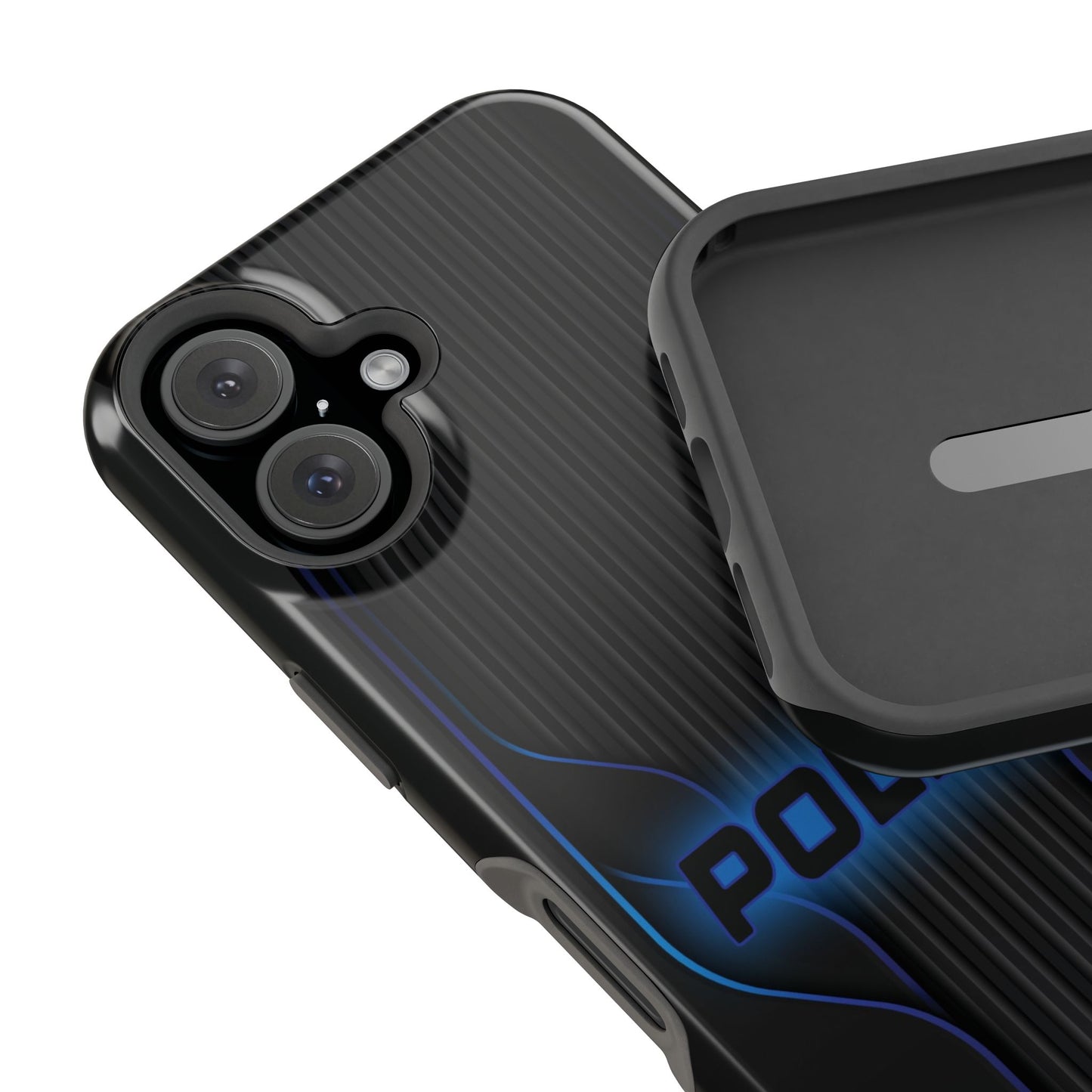 Police Magnetic Phone Cases, Blue Light