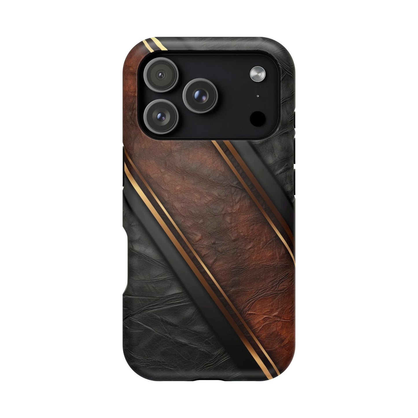Stylish Leather Texture Magnetic Tough Cases