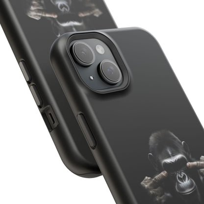 Edgy Gorilla Magnetic iPhone Case, Unique Cell Phone Cover