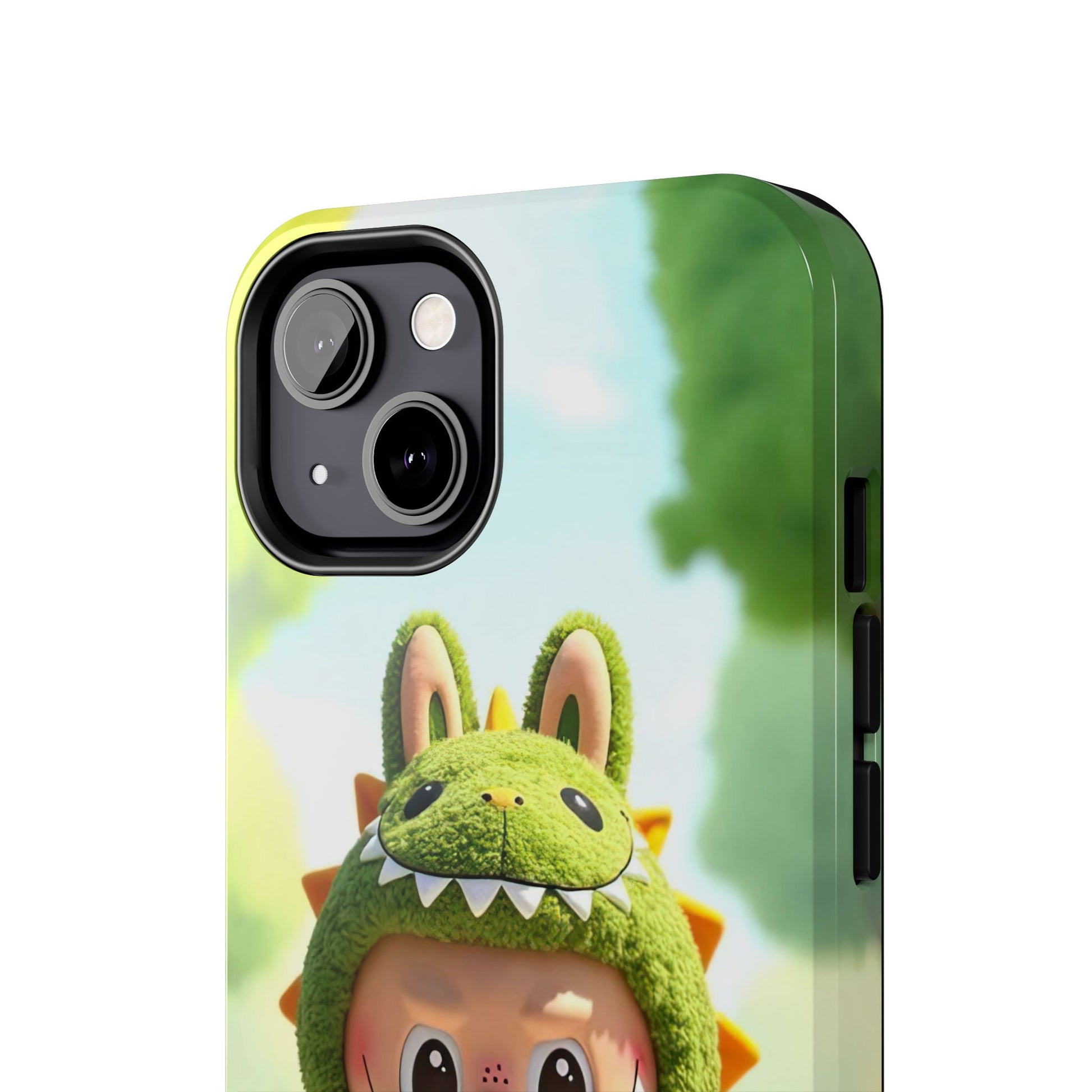 The Monsters Tough Case for iPhone Models – Playful Dinosaur Design, Dual Layer Protective Cover, Fun Mobile Accessory