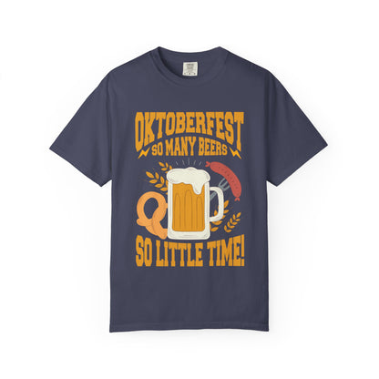 Oktoberfest Graphic Unisex T-Shirt - Celebrate with Beer & Pretzels