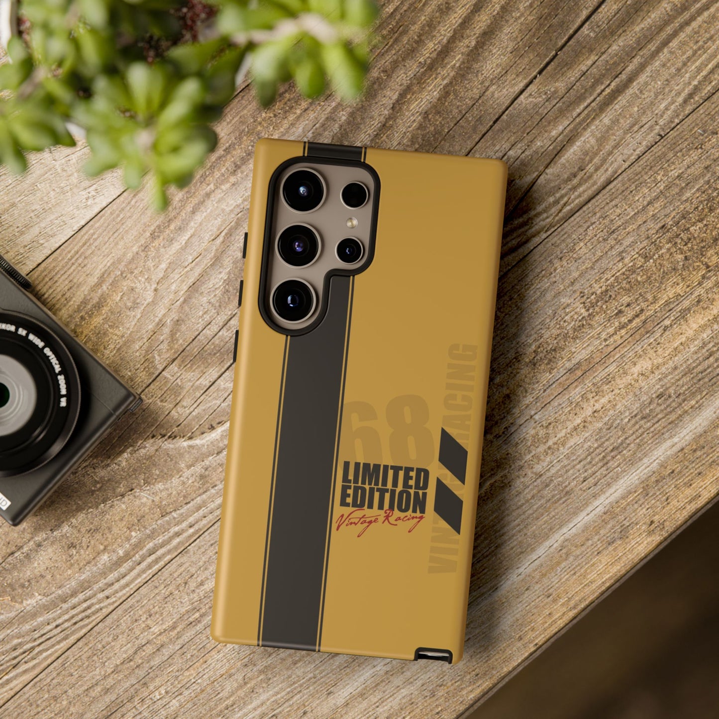 Vintage Racing 68 Tough Case, Retro Racecar Design