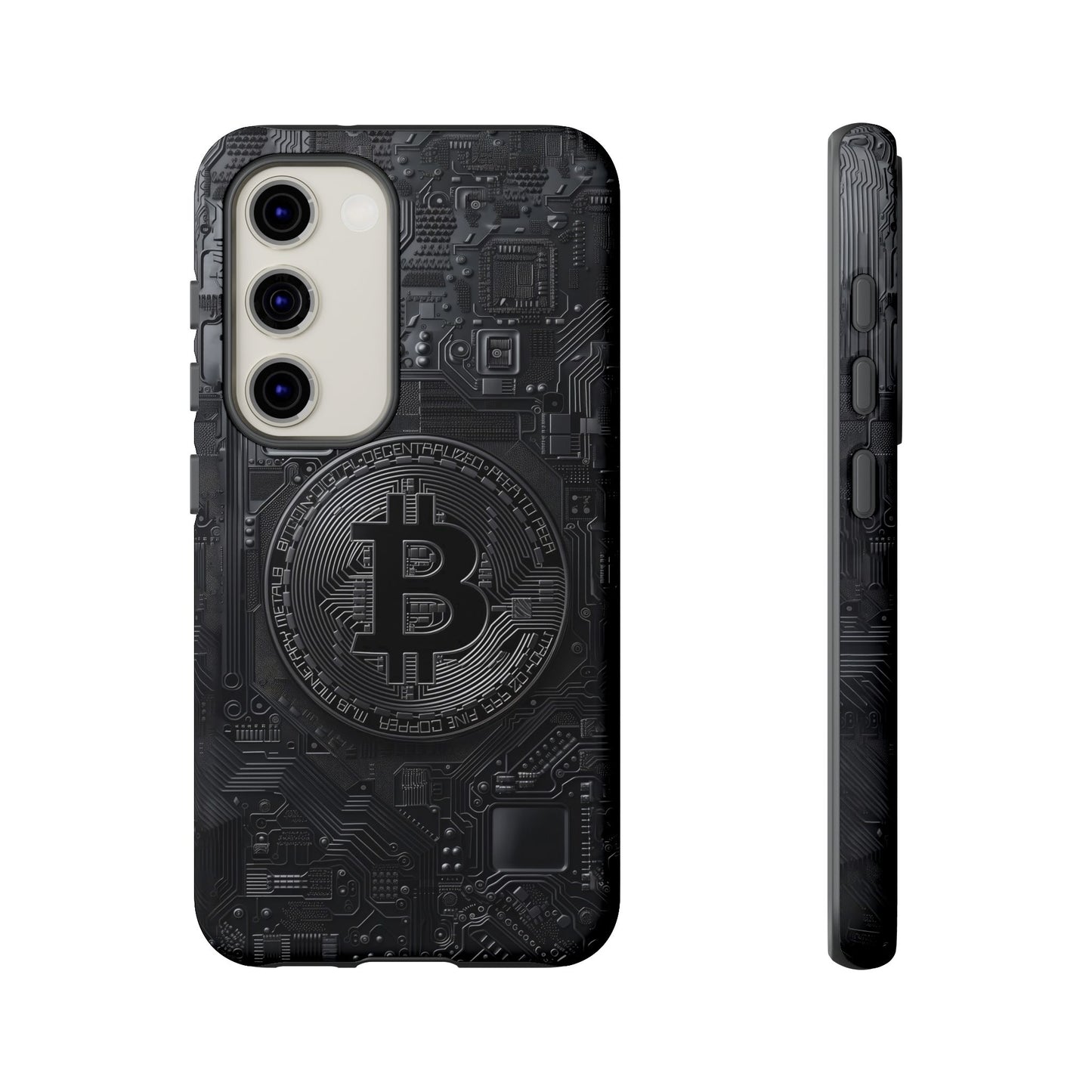 Bitcoin Samsung Tough Phone Case, Cryptocurrency Protection Cover