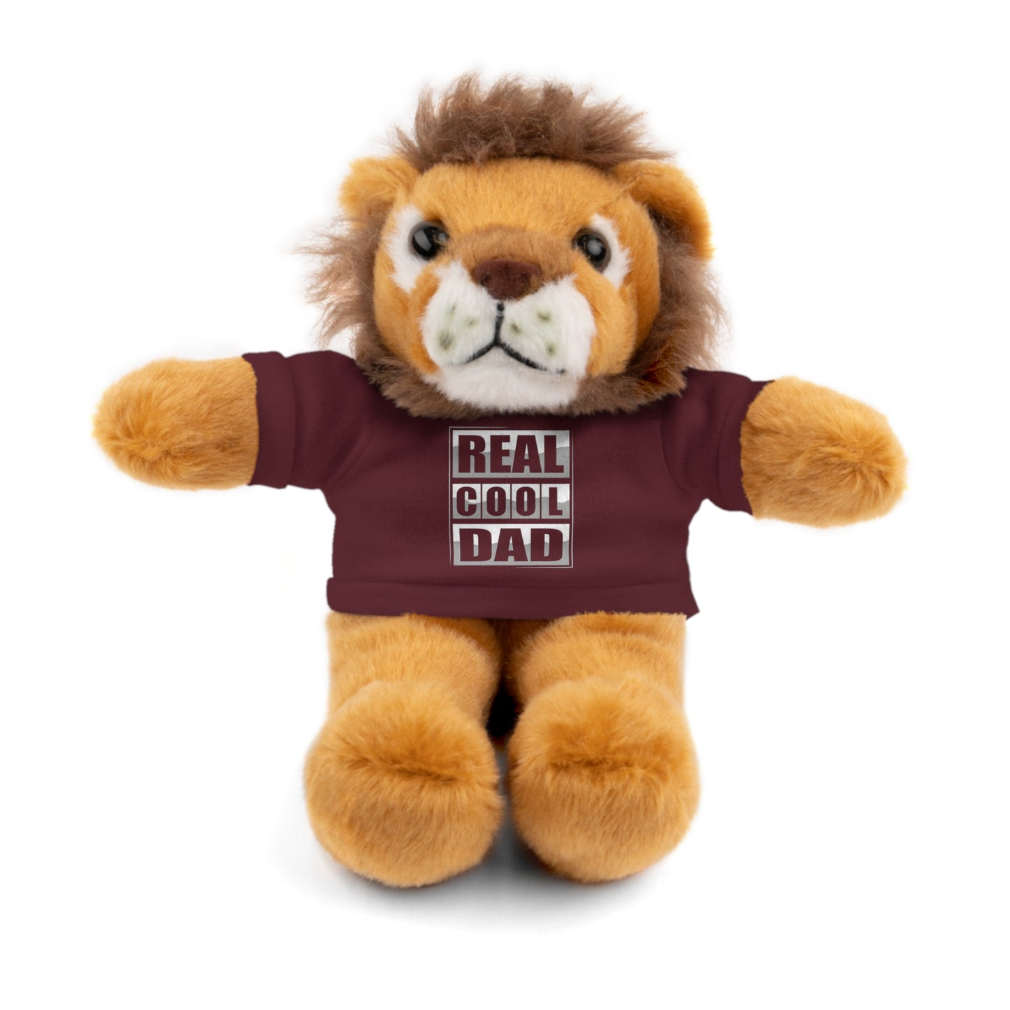 Stuffed Animal Toy with Tee - Real Cool Dad Cuddly Plush for Dads
