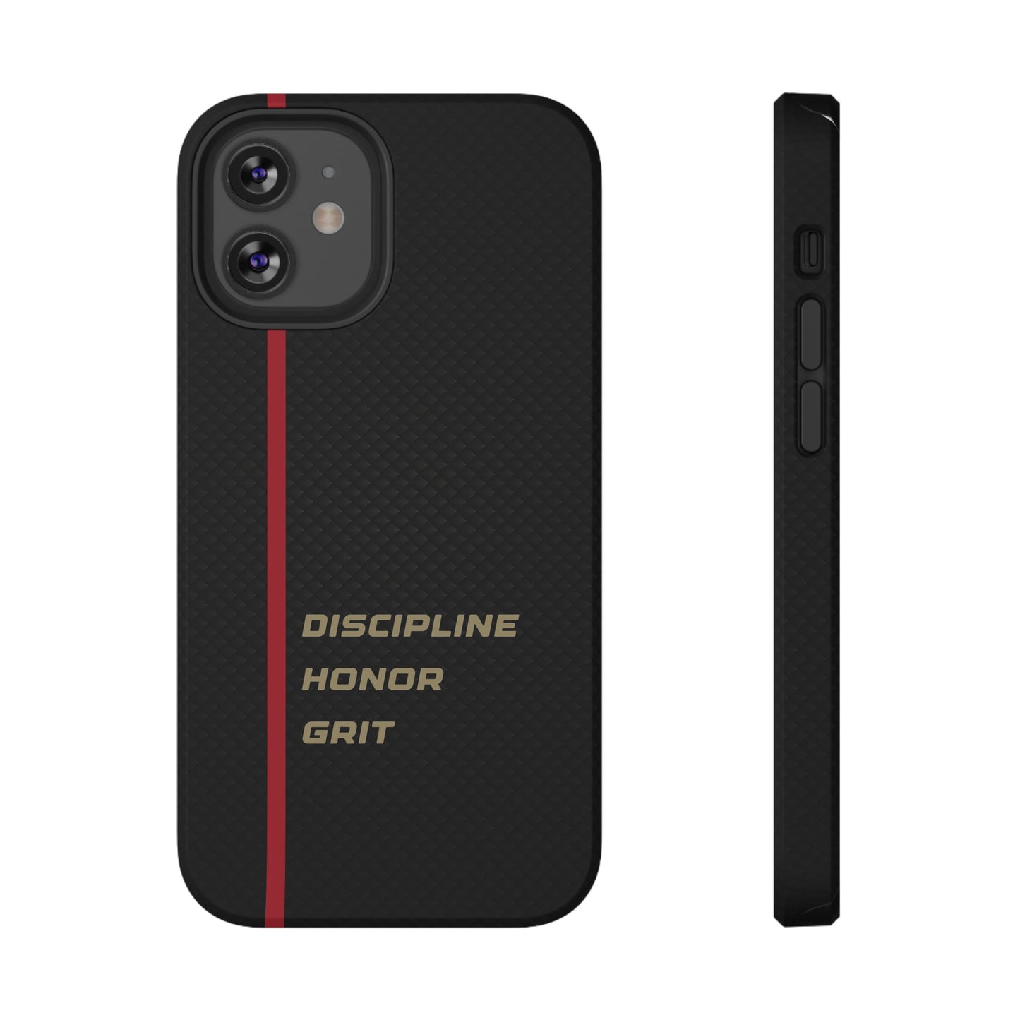 Discipline, Honor, Grit Impact-Resistant Phone Case