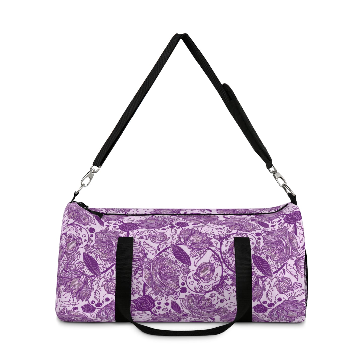 Graphical Garden: Purple Edition Duffel Bag