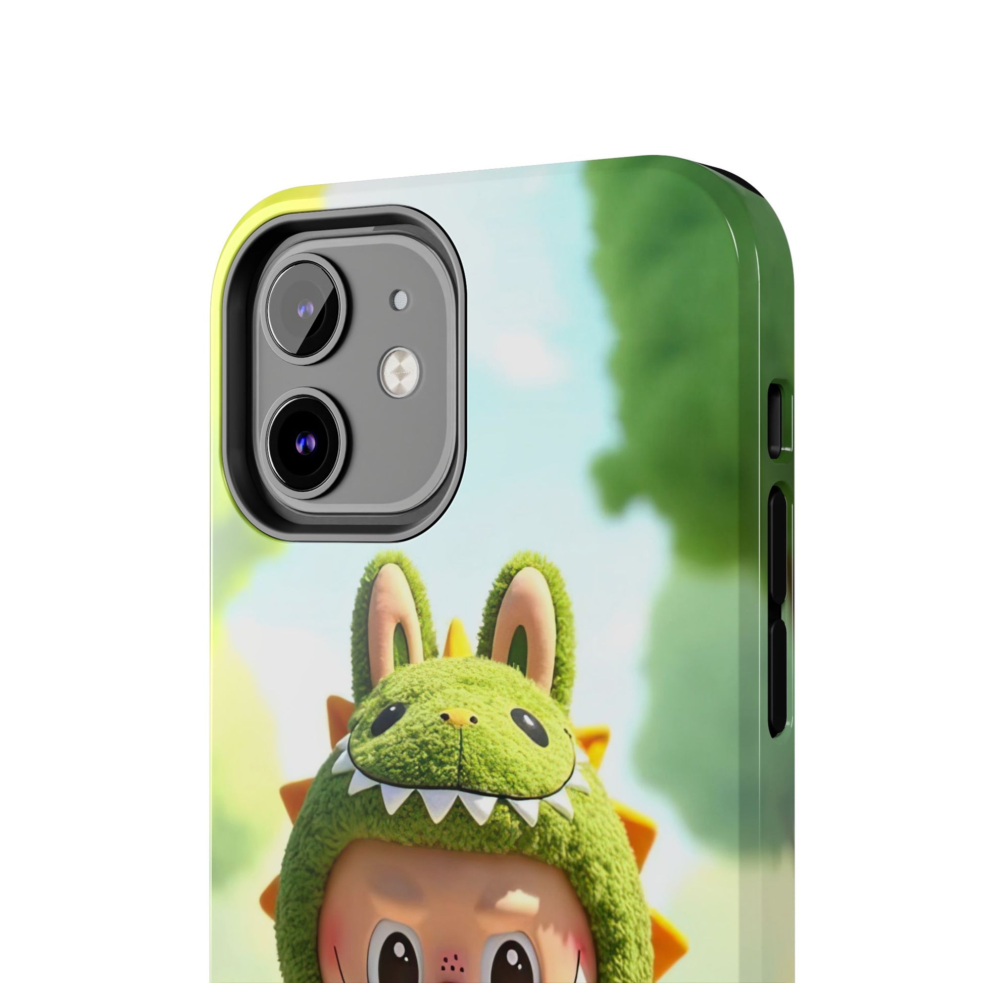 The Monsters Tough Case for iPhone Models – Playful Dinosaur Design, Dual Layer Protective Cover, Fun Mobile Accessory