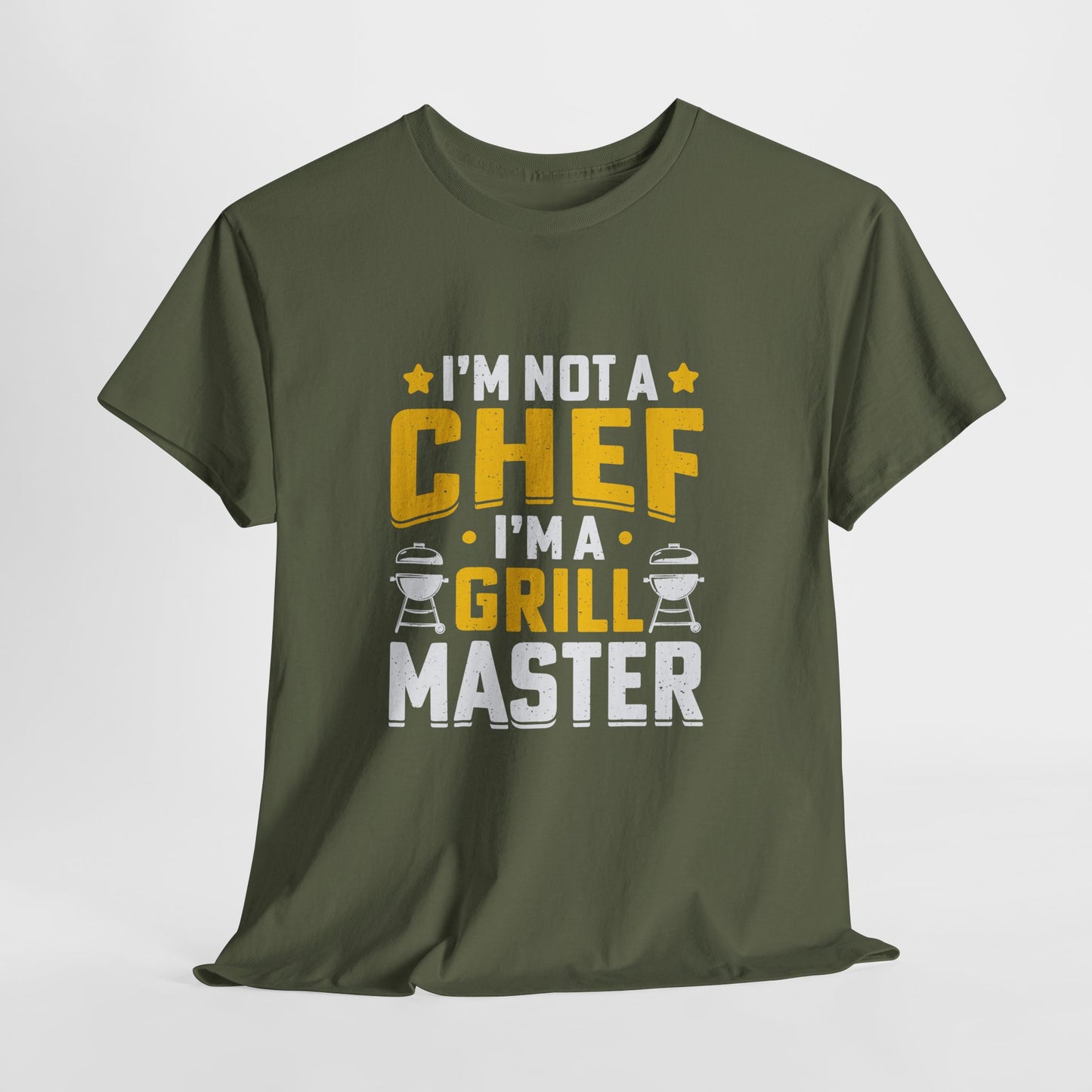 Grill Master Unisex Heavy Cotton Tee - Perfect Gift for BBQ Lovers