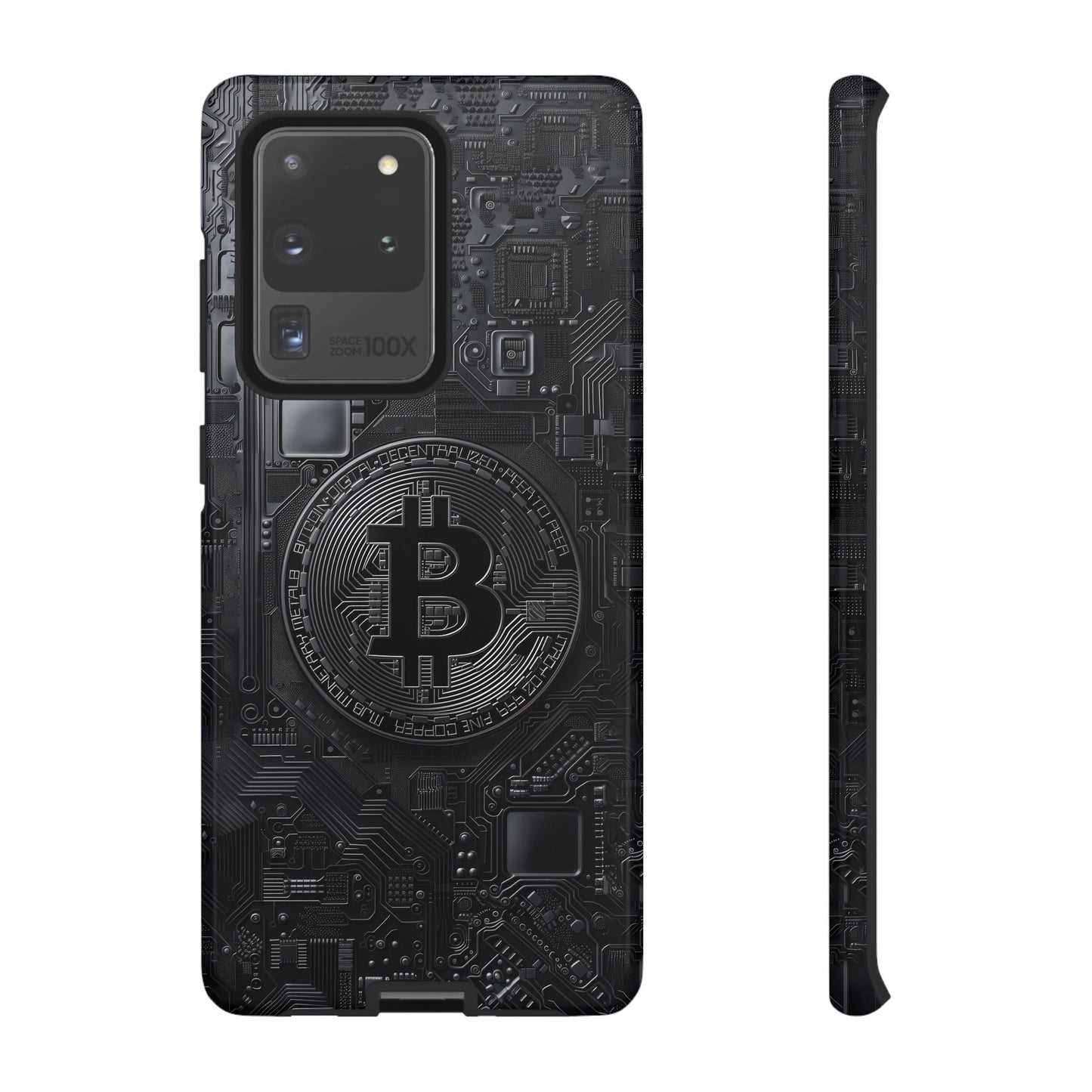 Bitcoin Samsung Tough Phone Case, Cryptocurrency Protection Cover