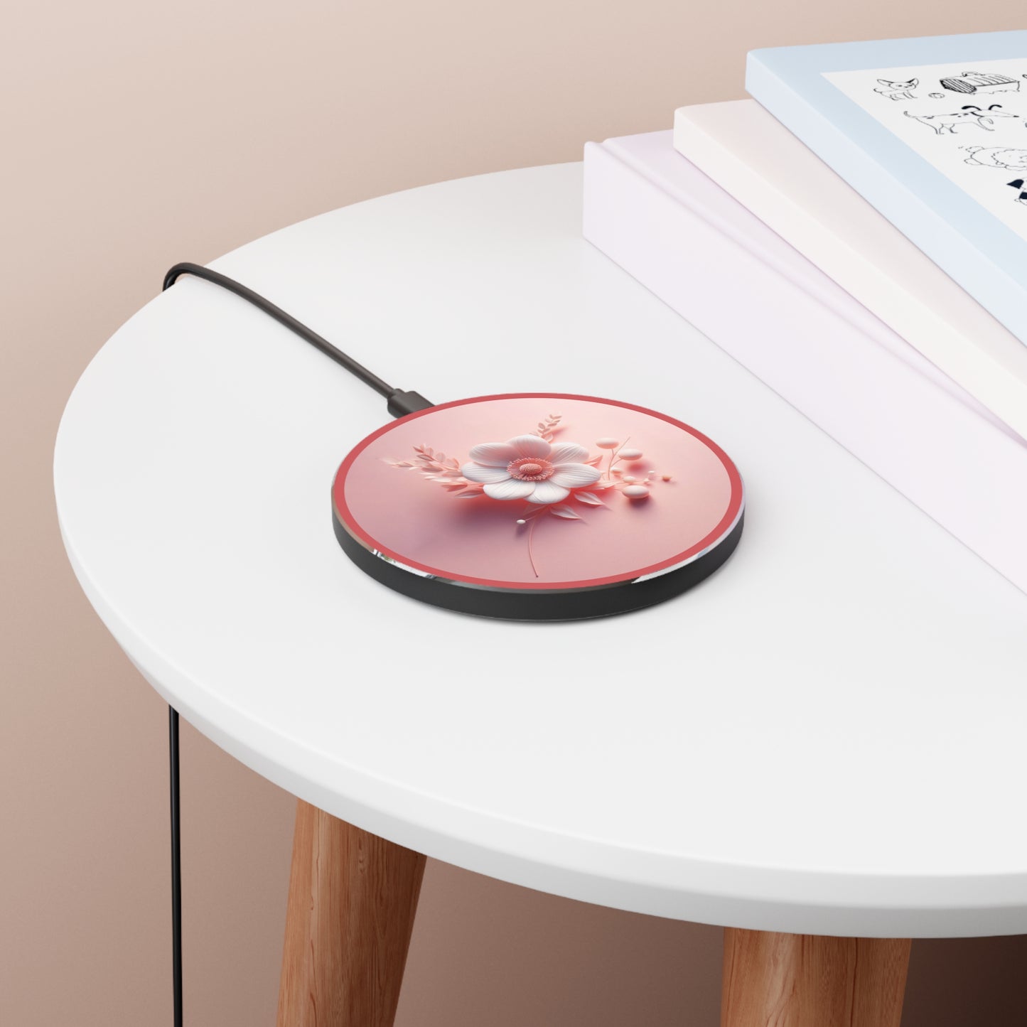 Pink Dreamscape Wireless Charger